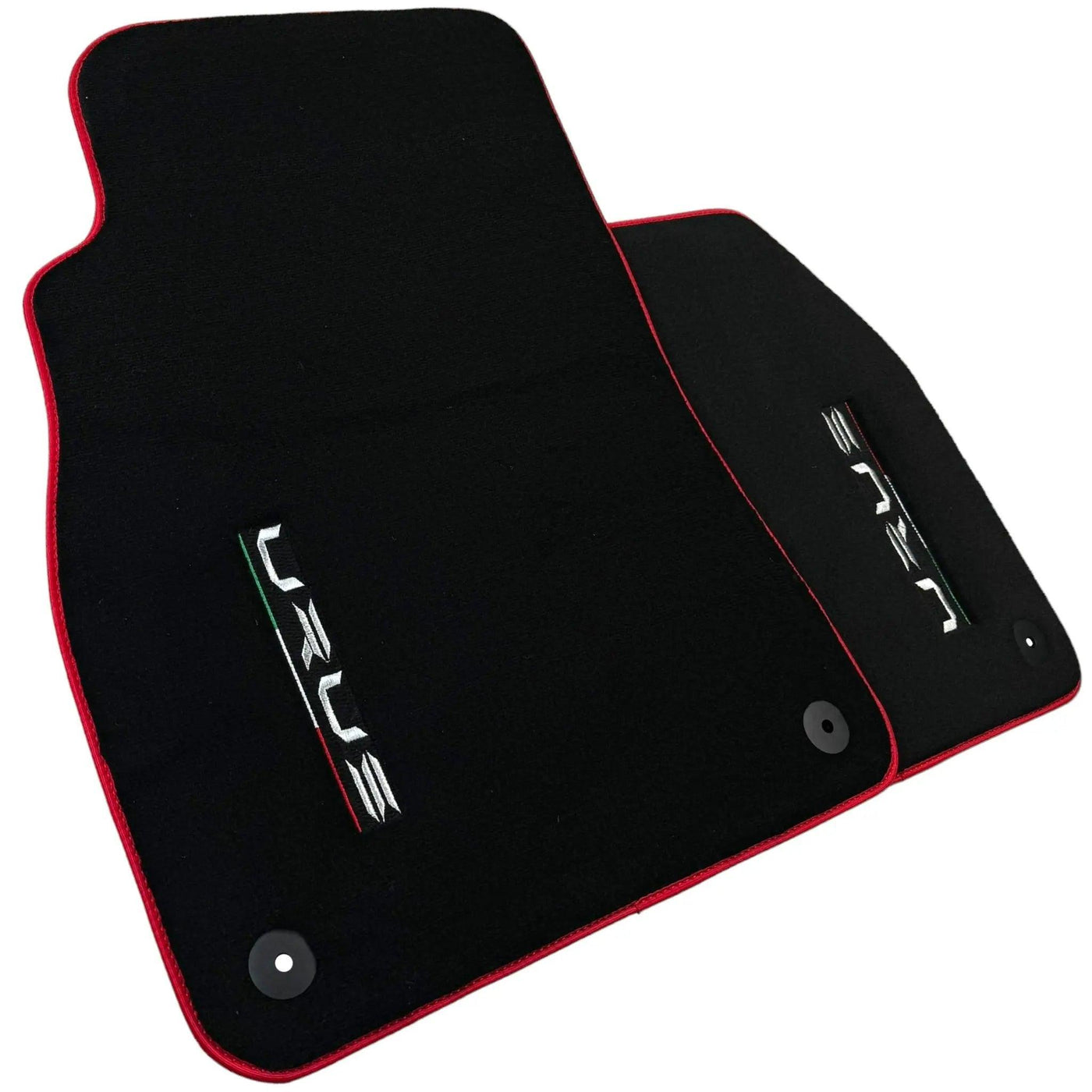 Black Floor Mats for Lamborghini Urus with Red Trim | Right Hand Drive - AutoWin