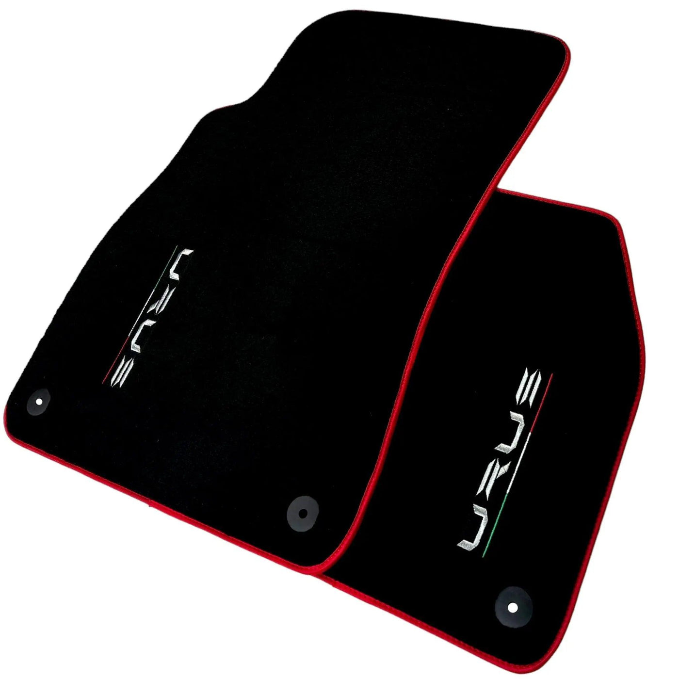 Black Floor Mats for Lamborghini Urus with Red Trim | Right Hand Drive - AutoWin