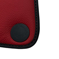 Black Floor Mats For McLaren 650S Black Tailored With Red Leather - AutoWin