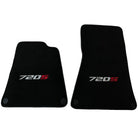 Black Floor Mats for McLaren 720S Tailored Carpets Set AutoWin - AutoWin