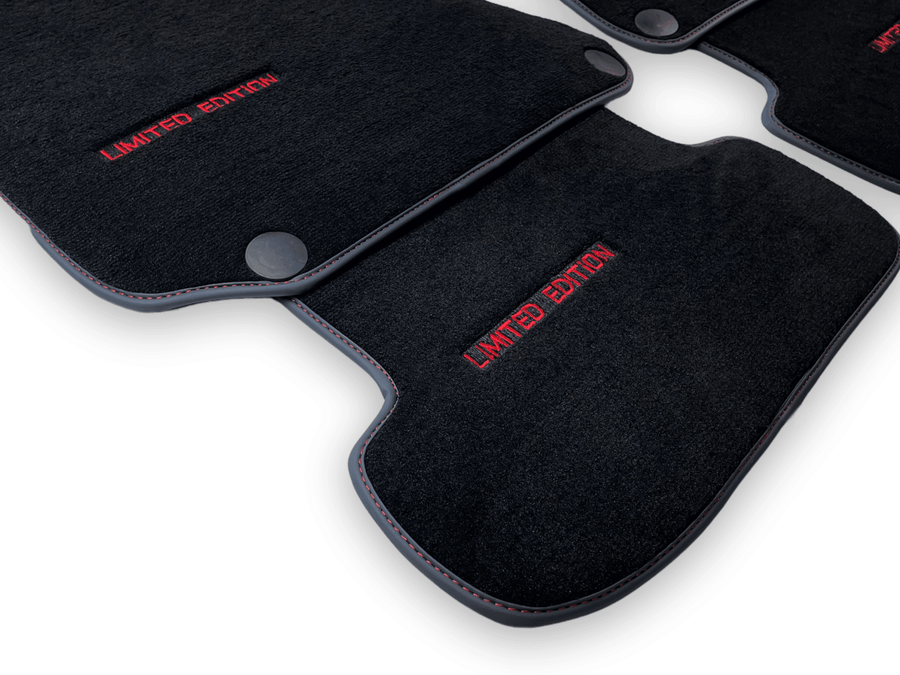 Black Floor Mats For Mercedes Benz C-Class C204 Coupe (2011-2015) | Limited Edition - AutoWin