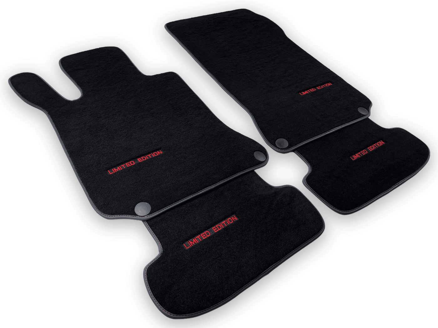 Black Floor Mats For Mercedes Benz C-Class S206 Wagon (2021-2023) Hybrid | Limited Edition - AutoWin