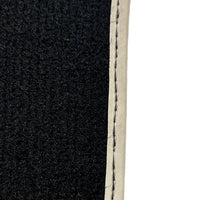 Black Floor Mats For Mercedes Benz C-Class W203 (2000-2007) ER56 Design - AutoWin