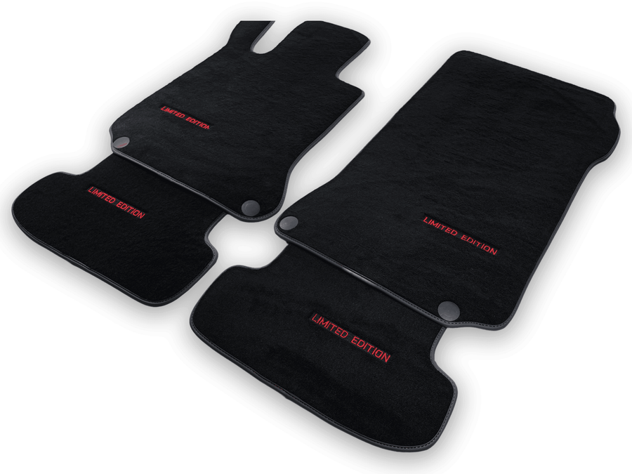 Black Floor Mats For Mercedes Benz C-Class W206 Sedan (2021-2023) Hybrid| Limited Edition - AutoWin