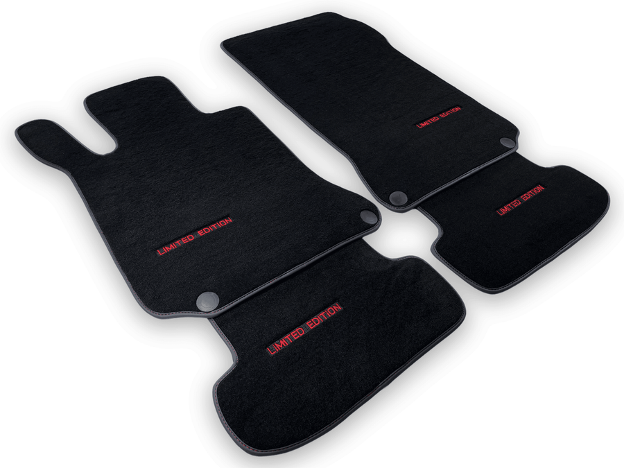 Black Floor Mats For Mercedes Benz CL-Class C216 Coupe (2006-2013) | Limited Edition - AutoWin