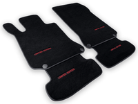 Black Floor Mats For Mercedes Benz CLA-Class C117 Coupe (2013-2019) | Limited Edition - AutoWin