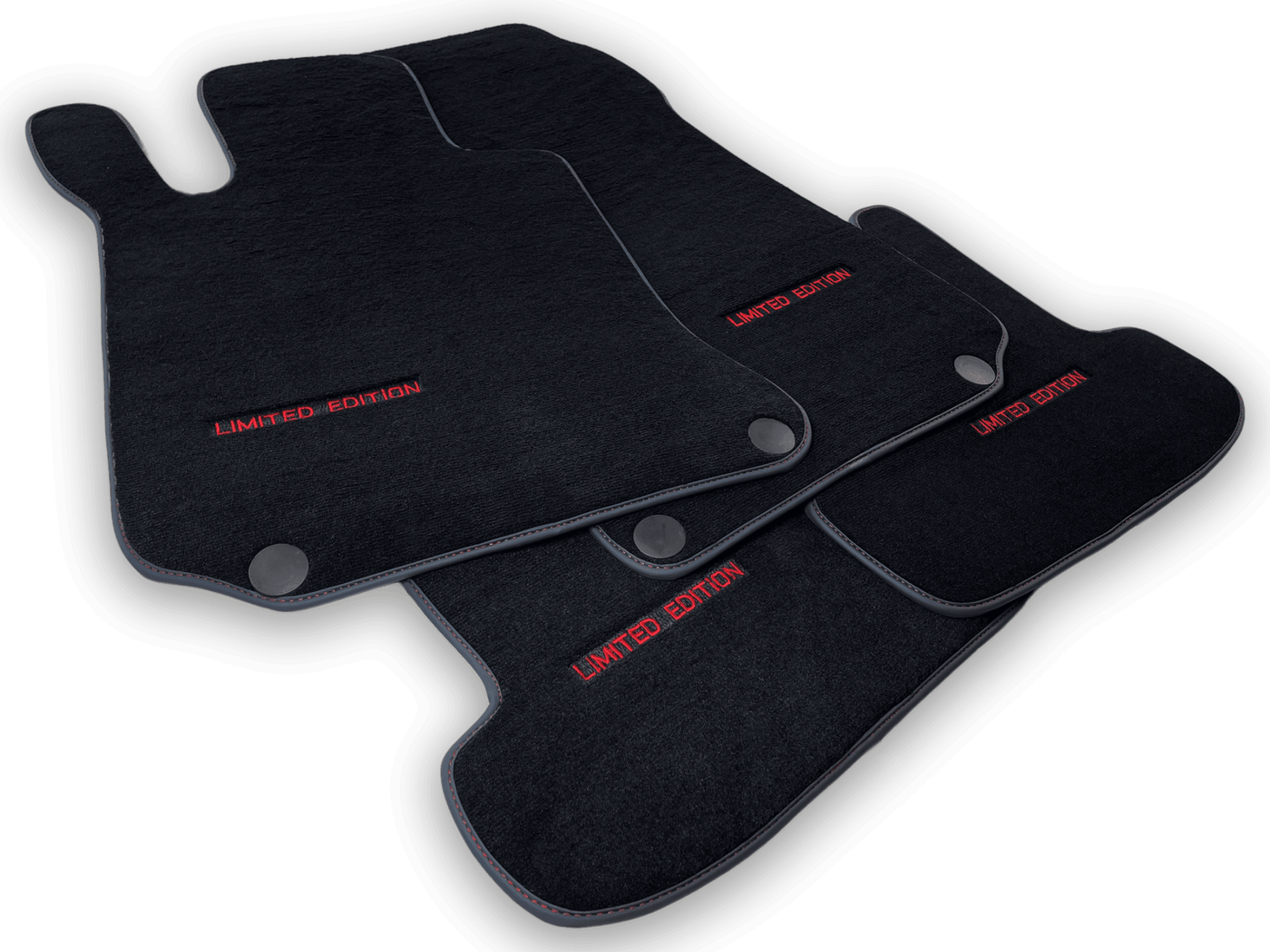 Black Floor Mats For Mercedes Benz CLS-Class X218 Shooting Brake (2012-2014) | Limited Edition - AutoWin