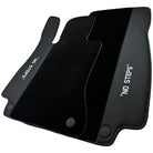 Black Floor Mats for Mercedes Benz E-Class W213 Sedan (2020-2023) Hybrid | "NO STEPS" Fluorescent Logo - AutoWin