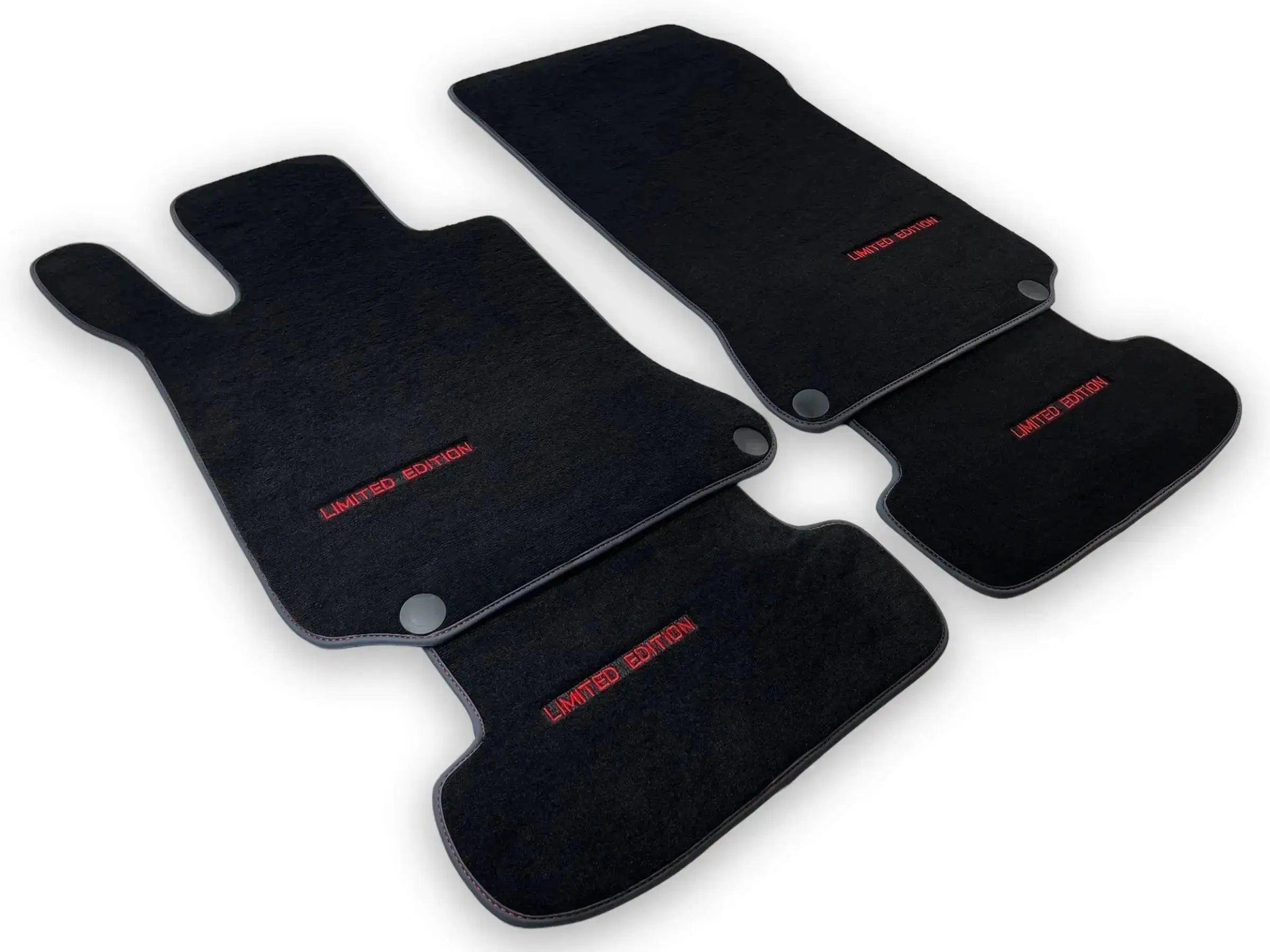 Black Floor Mats For Mercedes Benz GL-Class 500 4Matic (2012-2015) | Limited Edition - AutoWin