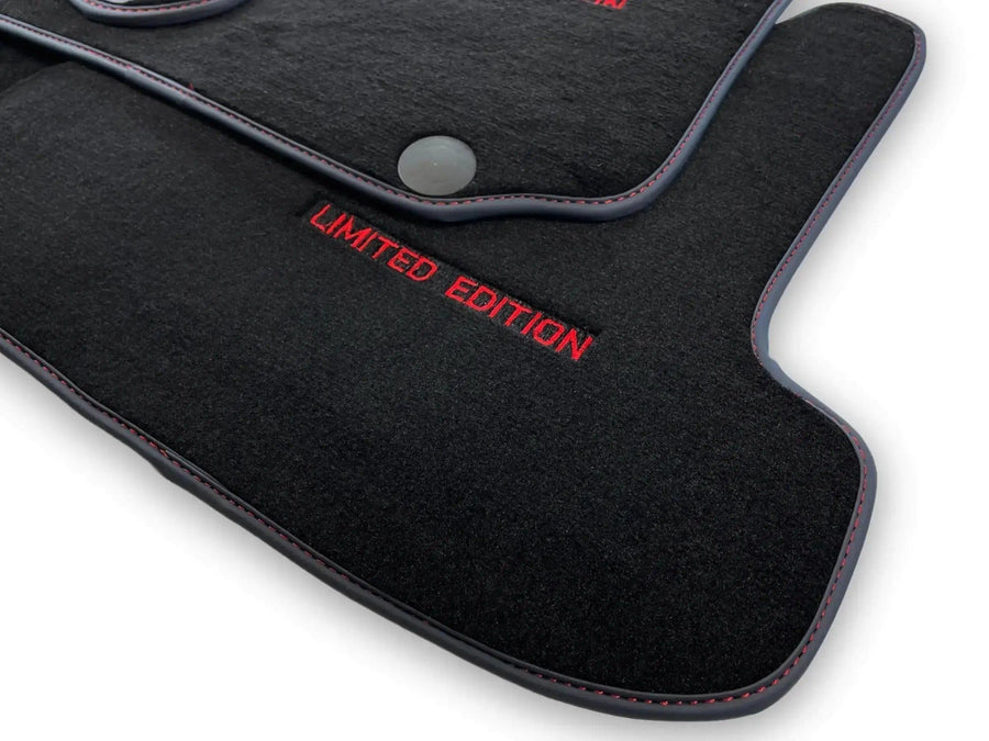 Black Floor Mats For Mercedes Benz GLA-Class H247 (2021-2023) Hybrid | Limited Edition - AutoWin