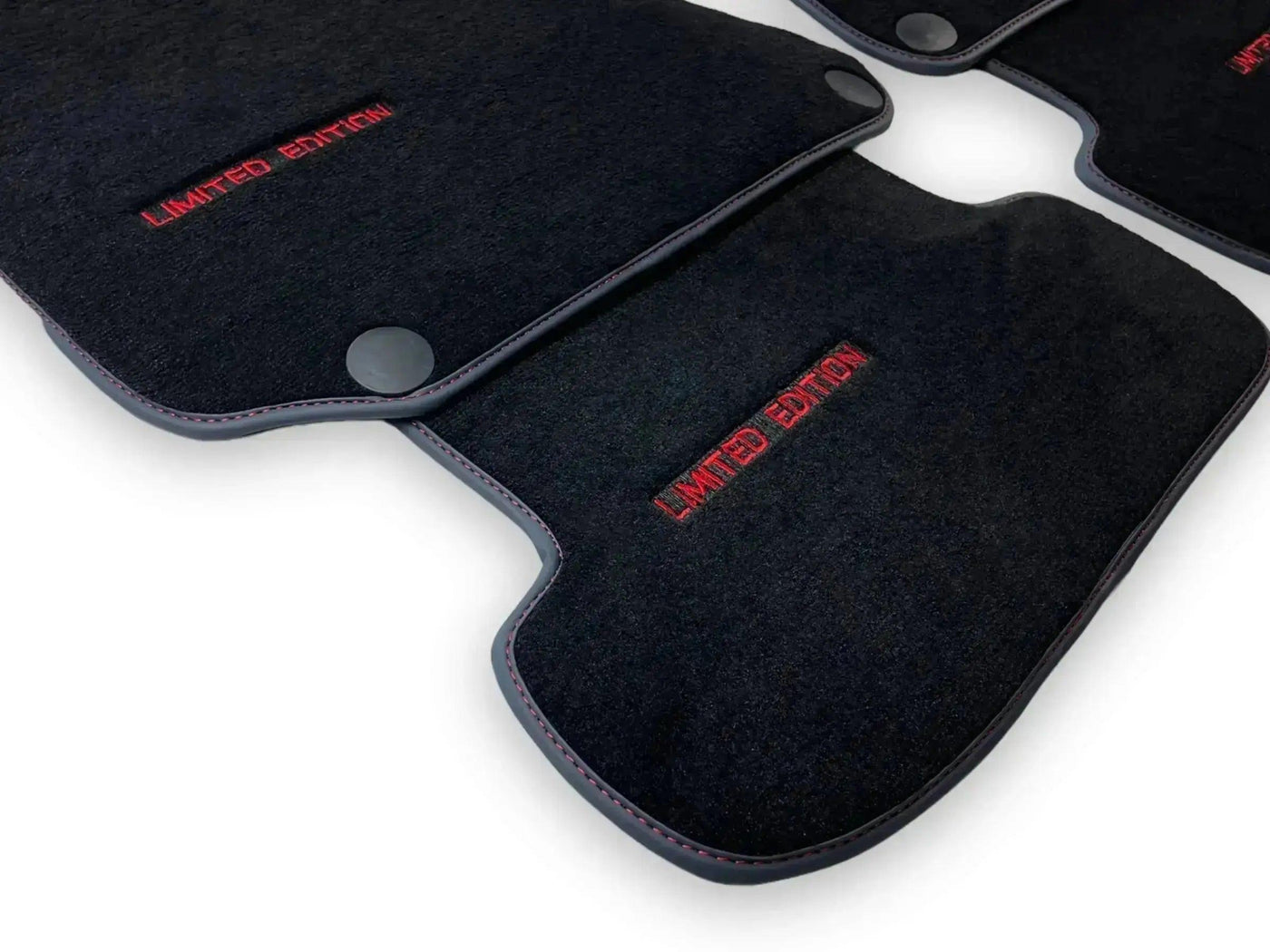 Black Floor Mats For Mercedes Benz GLC-Class C253 Coupe (2016-2019) | Limited Edition - AutoWin