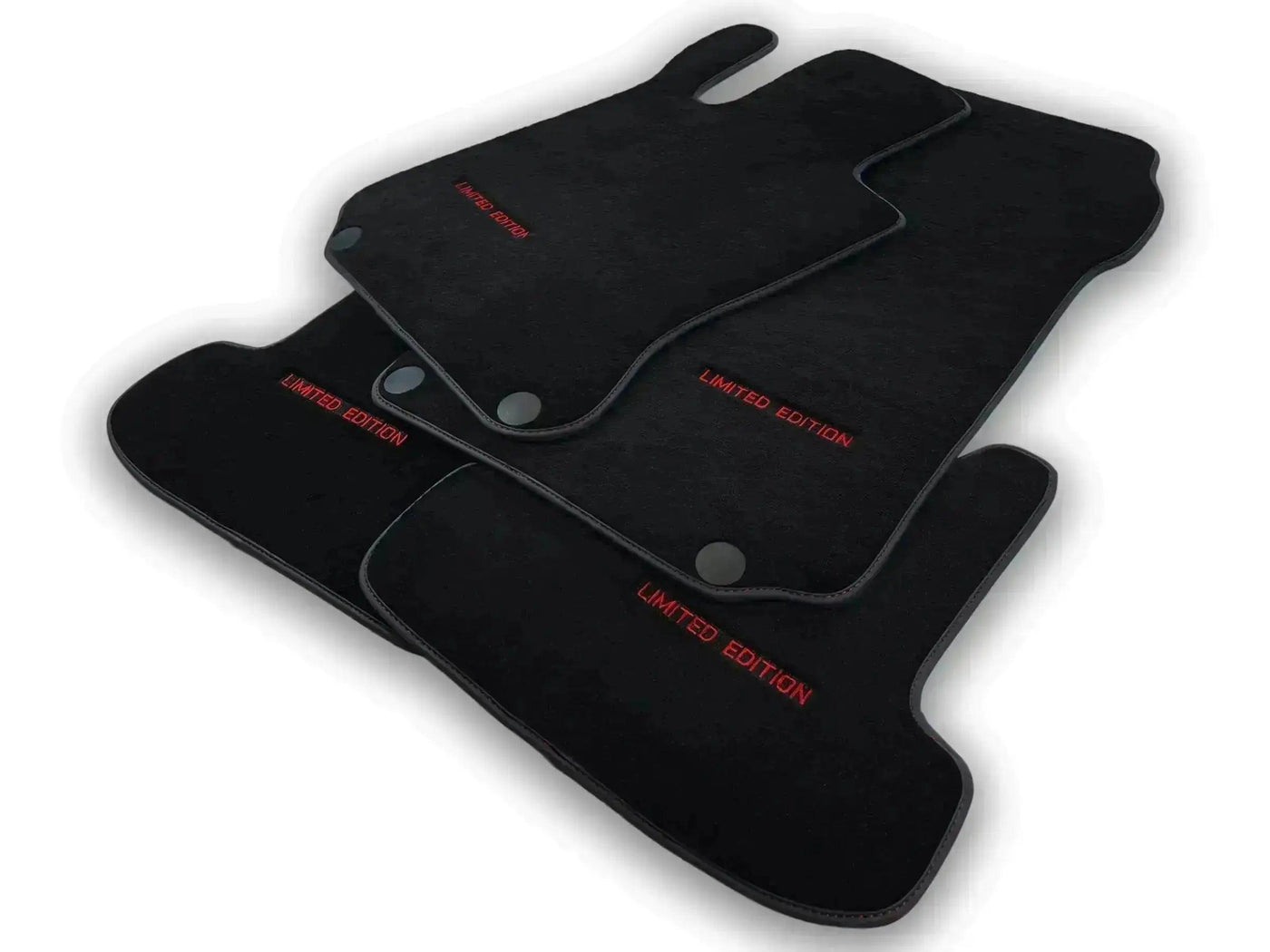 Black Floor Mats For Mercedes Benz GLE-Class W166 Allrounder (2015-2019) | Limited Edition - AutoWin