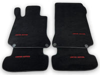 Black Floor Mats For Mercedes Benz GLK-Class X204 (2012-2015) | Limited Edition - AutoWin