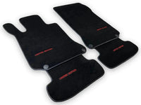 Black Floor Mats For Mercedes Benz GLK-Class X204 (2012-2015) | Limited Edition - AutoWin