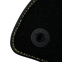 Black Floor Mats For Mercedes Benz GLS-Class X167 Maybach (2020-2023) | Fighter Jet Edition