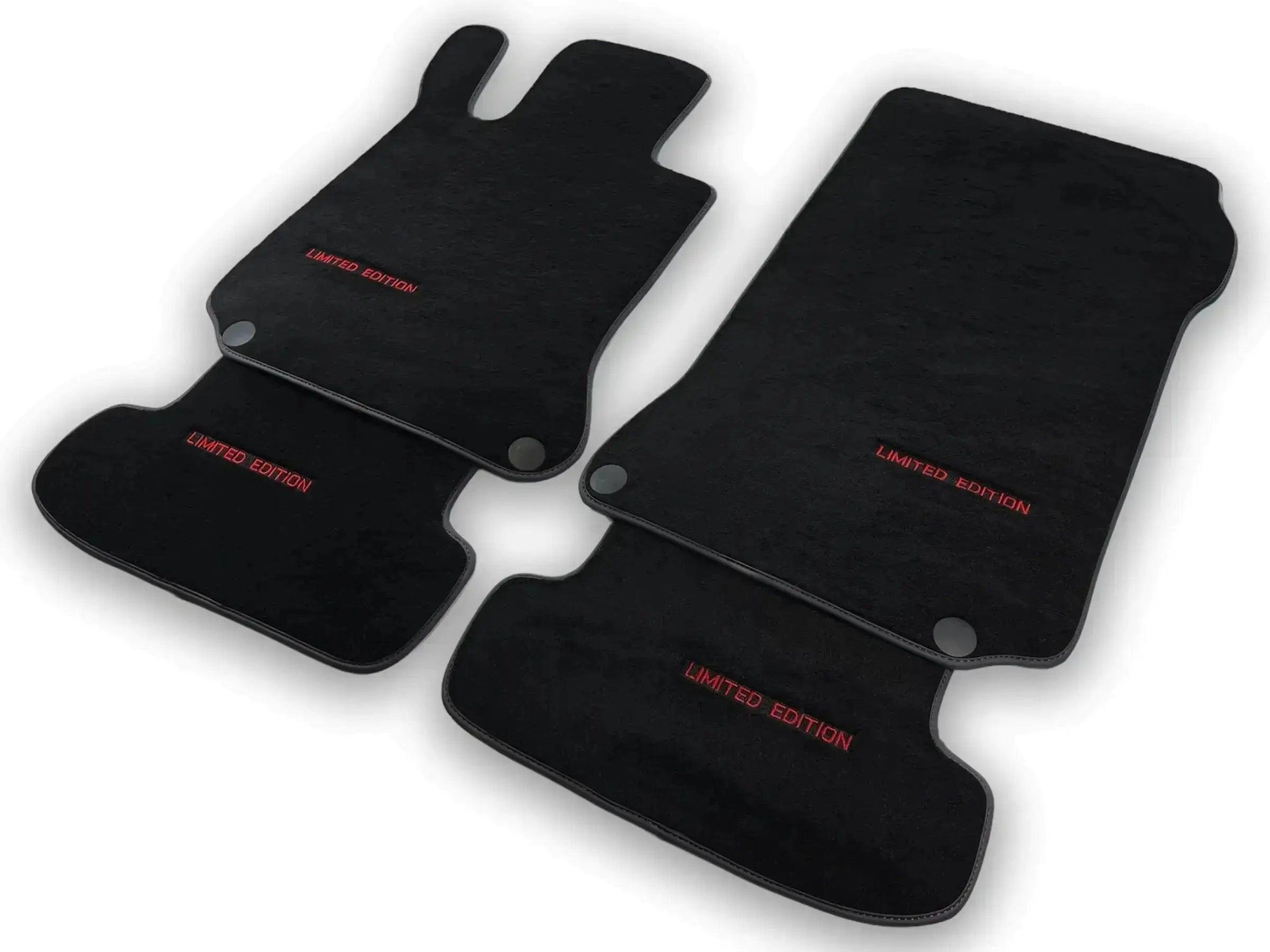 Black Floor Mats For Mercedes Benz S-Class A217 Convertible (2014-2023) | Limited Edition - AutoWin