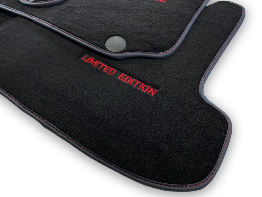 Black Floor Mats For Mercedes Benz S-Class V223 (2021-2023) Hybrid | Limited Edition - AutoWin