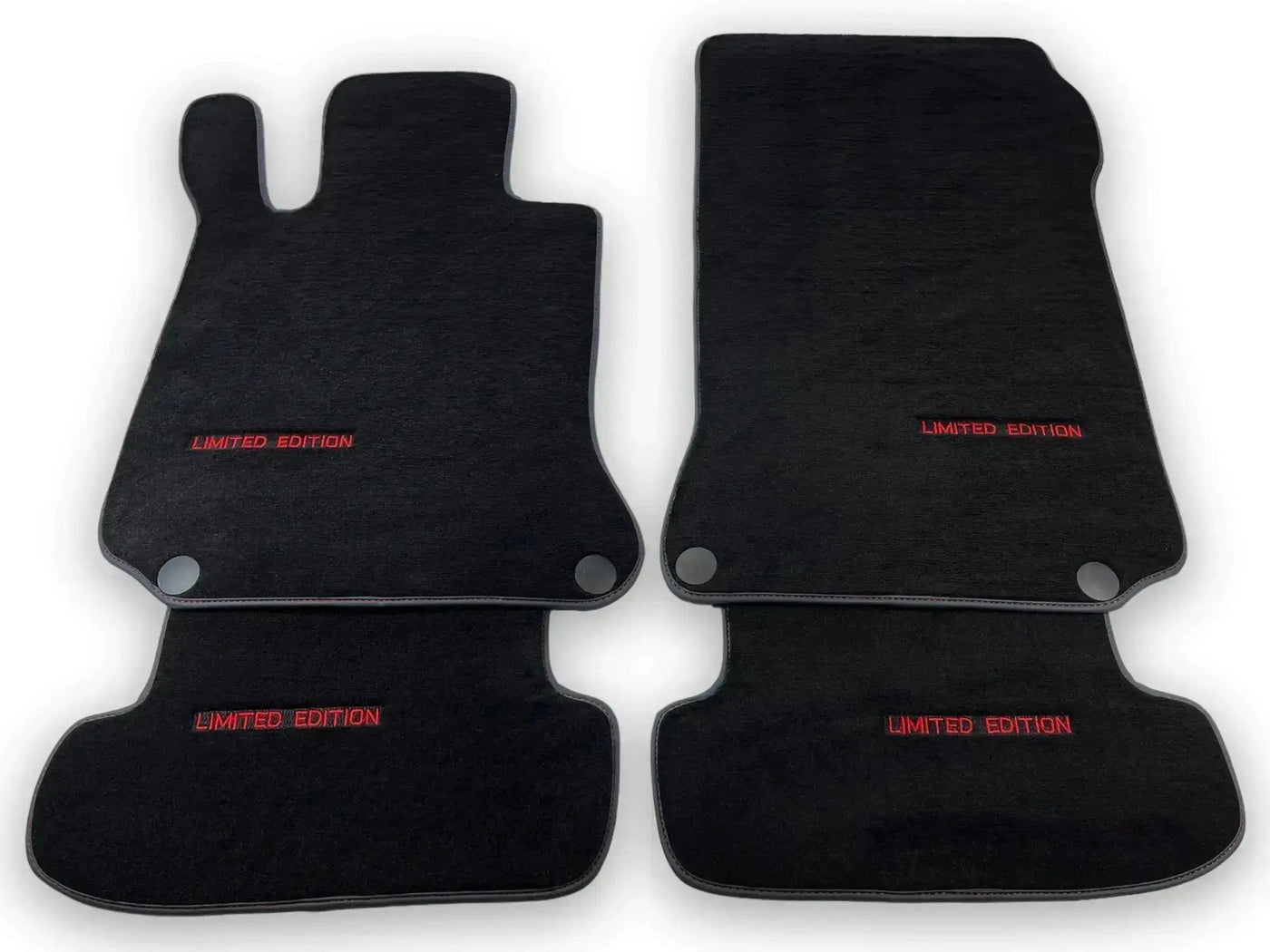 Black Floor Mats For Mercedes Benz S-Class W126 (1979-1991) | Limited Edition - AutoWin