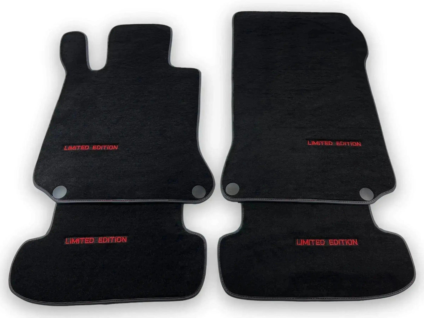 Black Floor Mats For Mercedes Benz S-Class W220 (1998-2005) Short Wheelbase | Limited Edition - AutoWin