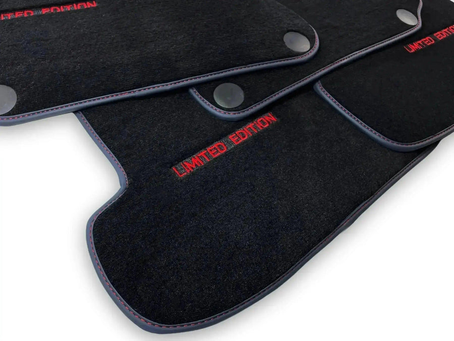 Black Floor Mats For Mercedes Benz S-Class X222 Maybach (2015-2021) | Limited Edition - AutoWin