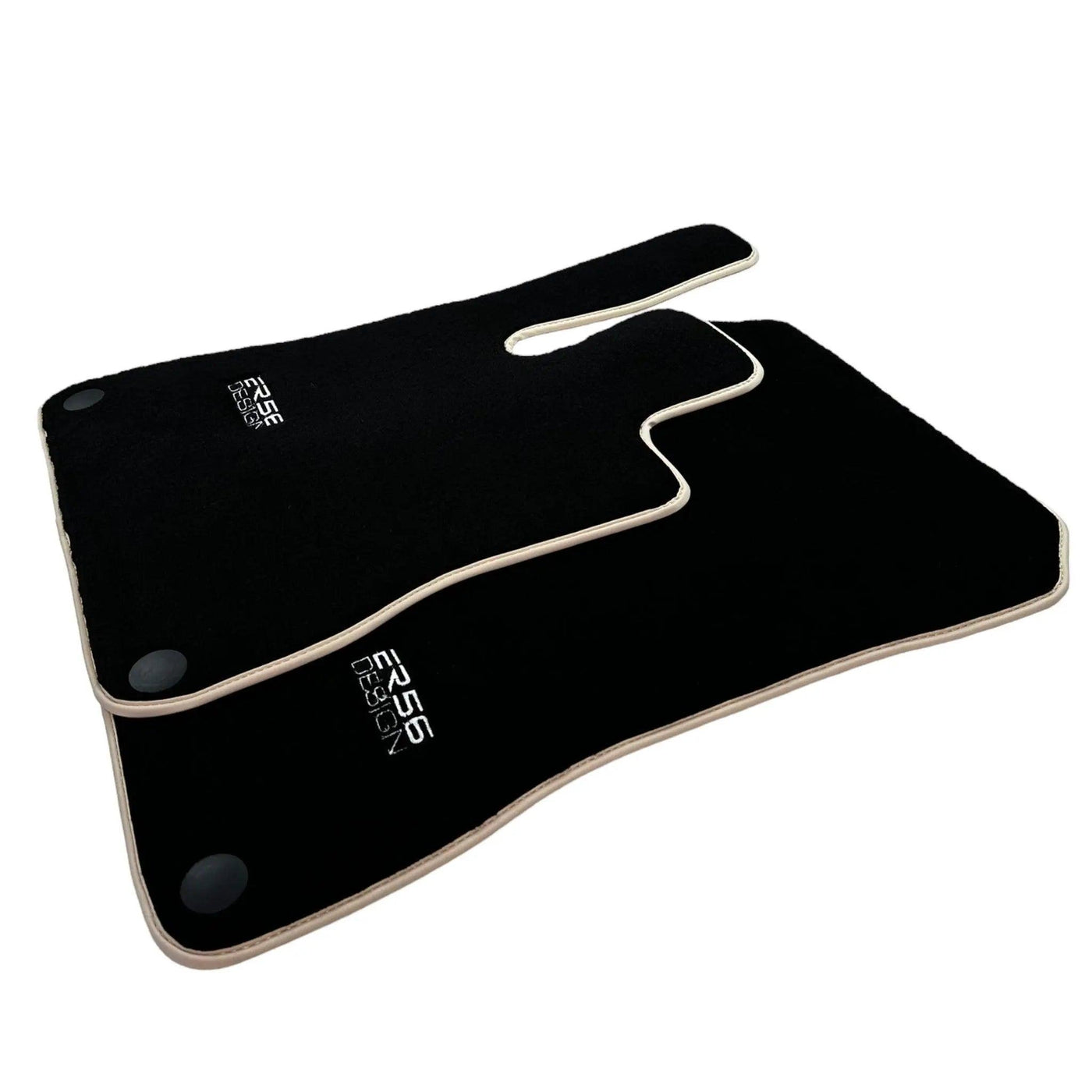 Black Floor Mats For Mercedes-Benz SL-Class R129 (1989-2001) ER56 Design - AutoWin