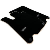 Black Floor Mats For Mercedes-Benz SL-Class R230 (2001-2012) Beige Trim | ER56 Design - AutoWin