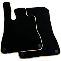 Black Floor Mats For Mercedes-Benz SL-Class R231 (2012-2022) Beige Trim - AutoWin