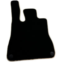 Black Floor Mats For Mercedes-Benz SLK-Class R170 (1996-1998) Beige Trim - AutoWin