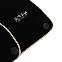 Black Floor Mats For Mercedes-Benz SLK-Class R170 (1996-1998) ER56 Design - AutoWin