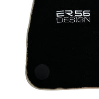 Black Floor Mats For Mercedes-Benz SLK-Class R172 (2011-2023) ER56 Design - AutoWin