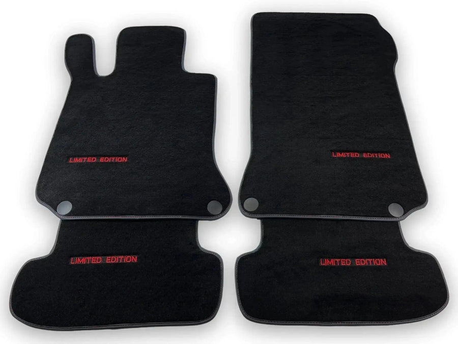 Black Floor Mats For Mercedes Benz X-Class W470 (2017-2023) | Limited Edition - AutoWin