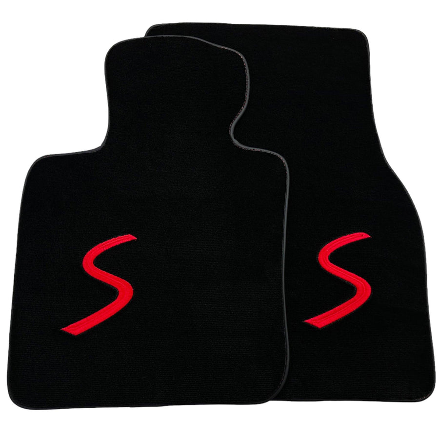 Black Floor Mats for Mini Cabrio F57 Convertible (2016-2023) - AutoWin