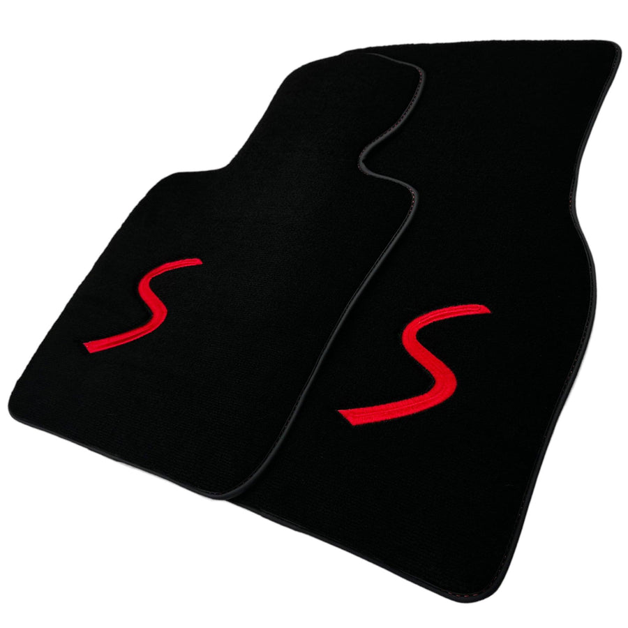 Black Floor Mats for Mini Cabrio R52 Convertible (2004-2009) - AutoWin