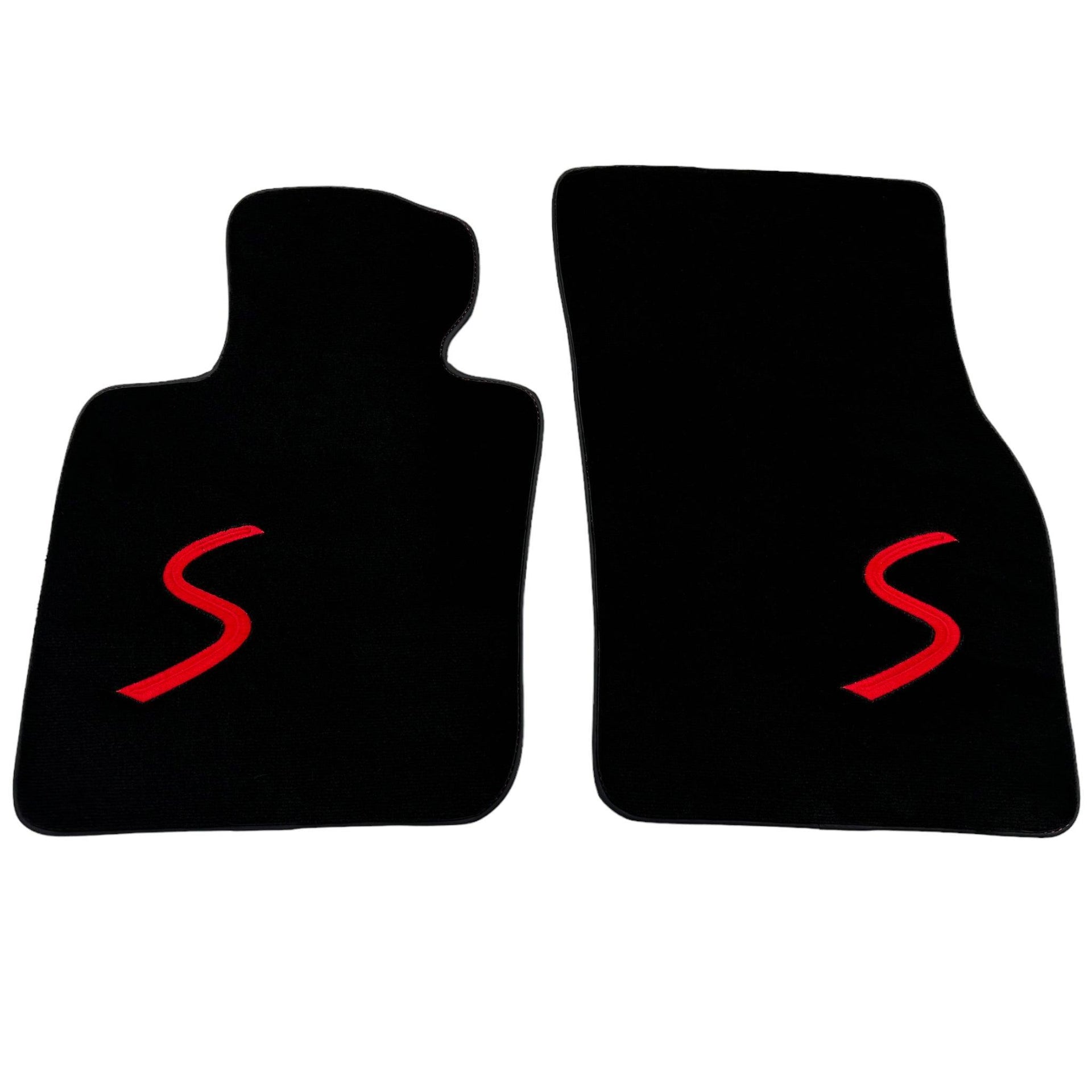Black Floor Mats for Mini Cooper / One F56 3-doors (2014-2023) - AutoWin