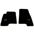 Black Floor Mats For Mitsubishi Pajero III (2000-2004) ER56 Design - AutoWin