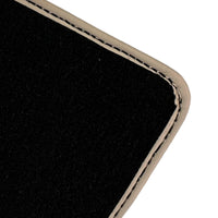 Black Floor Mats For Nissan 300ZX (1990-2000) Beige Trim - AutoWin