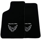 Black Floor Mats for Pontiac FireBird (1970-1981) with Trans Am Logo - AutoWin