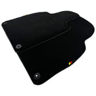 Black Floor Mats for Porsche 911 - 992 (2019-2024) with German Flag - AutoWin