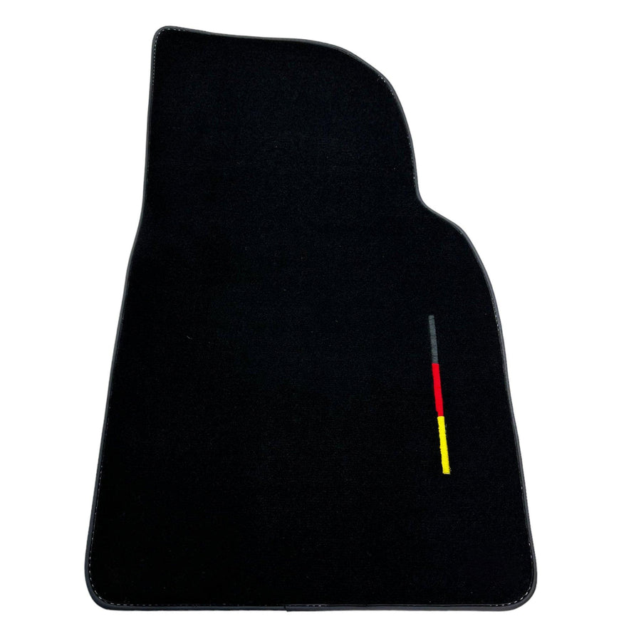 Black Floor Mats for Porsche 987 Cayman (2009-2012) - AutoWin