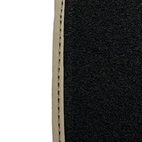 Black Floor Mats for Porsche Cayenne (2010-2018) ER56 Design - AutoWin