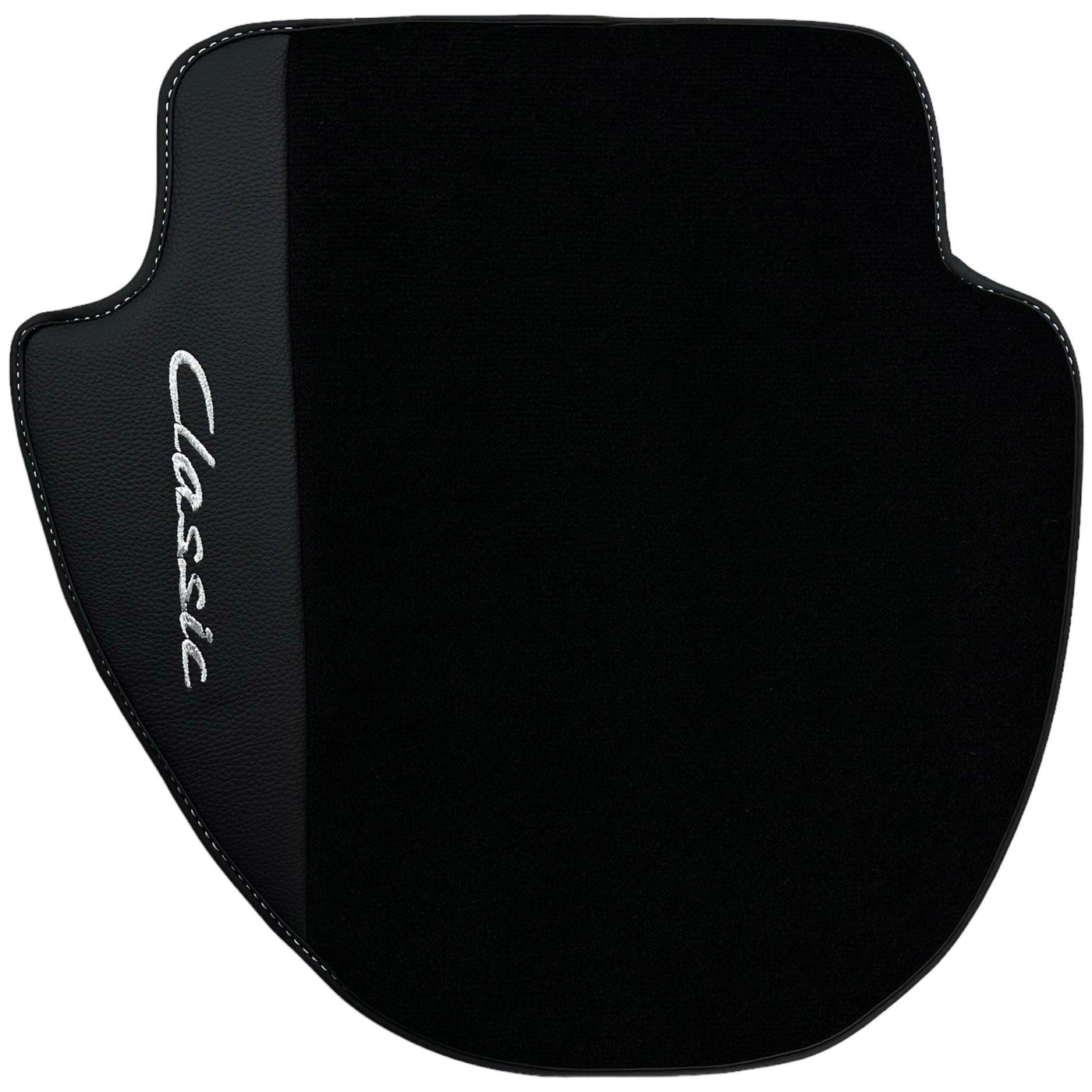 Black Floor Mats for Porsche Classic 911 (1963-1989) with Leather - AutoWin
