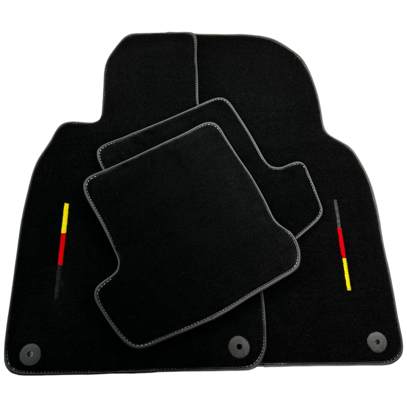 Black Floor Mats for Porsche Taycan (2019-2023) - AutoWin