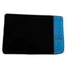 Black Floor Mats For Rolls Royce Black Badge Cullinan Blue Alcantara Leather - AutoWin