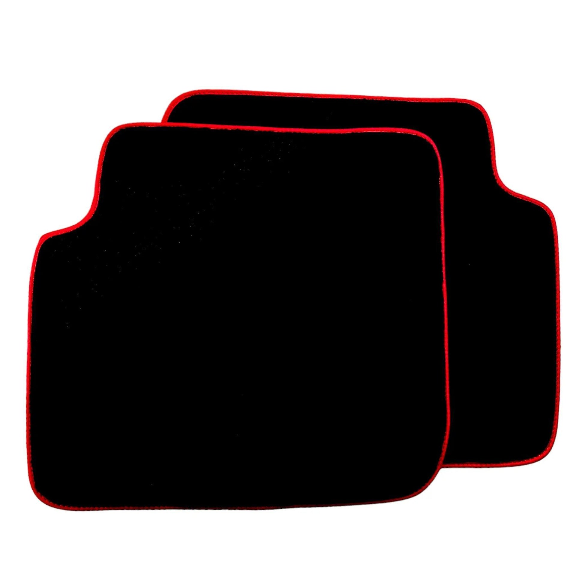 Black Floor Mats for Toyota Camry (1997-2001) with Red Trim - AutoWin
