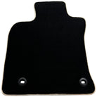 Black Floor Mats for Toyota Camry (2017-2023) Beige Trim - AutoWin
