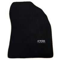 Black Floor Mats For Toyota Corolla E16 (2014-2019) ER56 Design - AutoWin