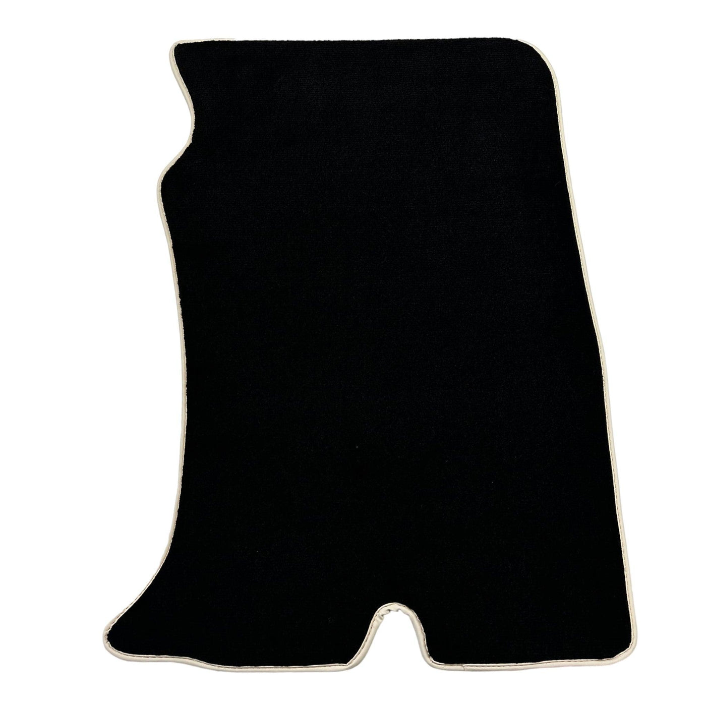 Black Floor Mats For Toyota Land Cruiser 120 (2002-2009) | Beige Trim - AutoWin