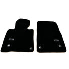Black Floor Mats For Toyota Land Cruiser 150 (2009-2022) Beige Trim | ER56 Design - AutoWin