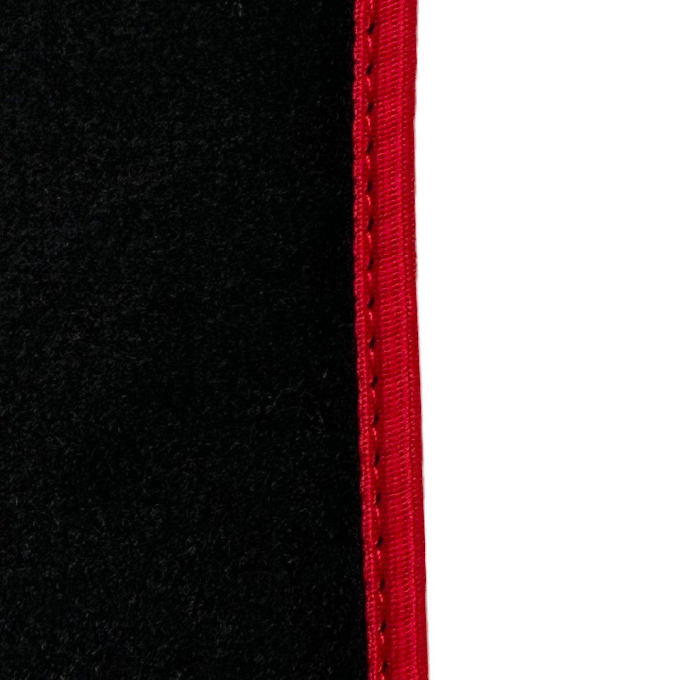 Black Floor Mats For Toyota Land Cruiser 200 (2008-2012) Red Trim | ER56 Design - AutoWin