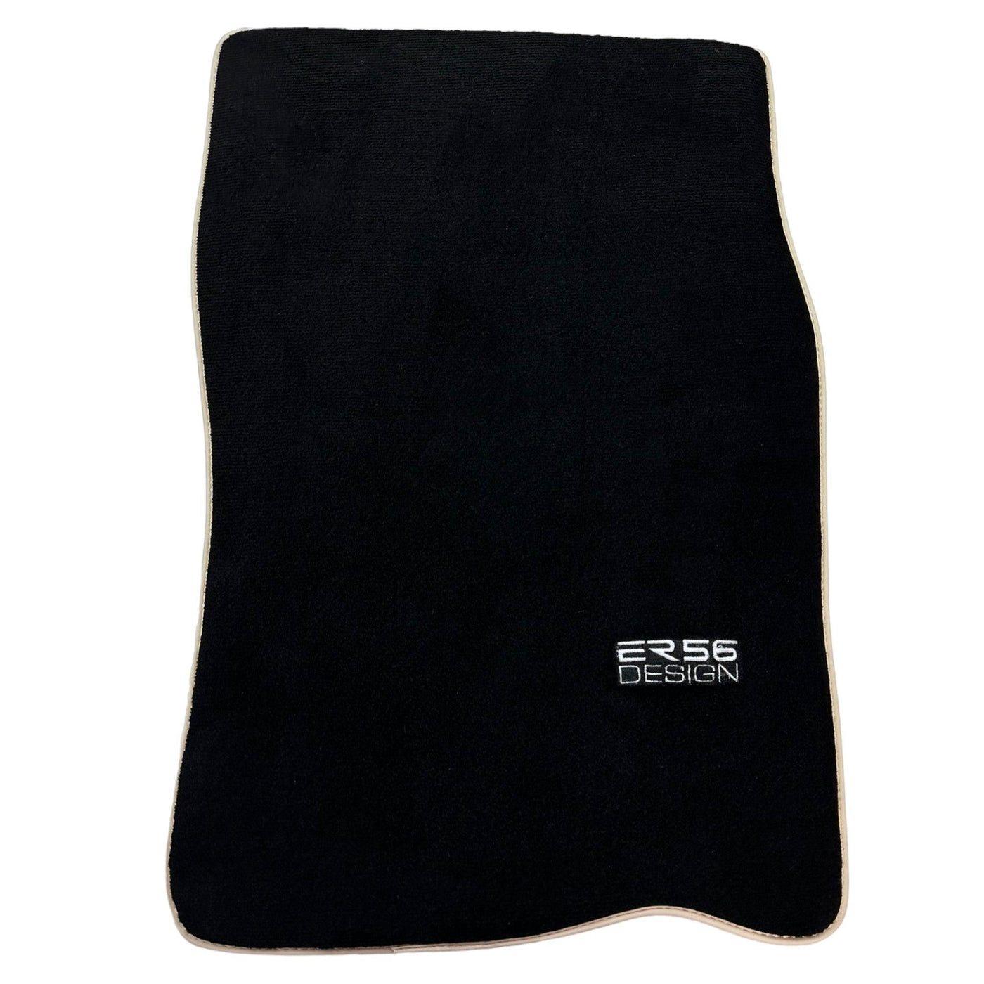 Black Floor Mats For Toyota Land Cruiser 80 (1985-1997) Beige Trim | ER56 Design - AutoWin